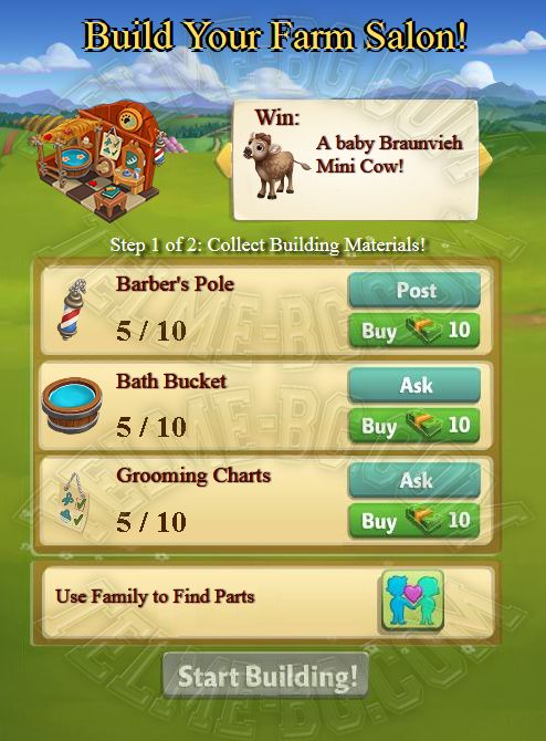 Farmville Tree Chart